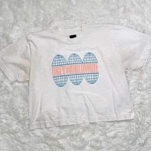 Obey vintage y2k crop top